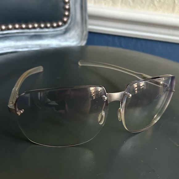 Prada RARE Sunglasses Full Inclusion SPR 75A - 2AC-1L1 Transparent Purple - Picture 5 of 16